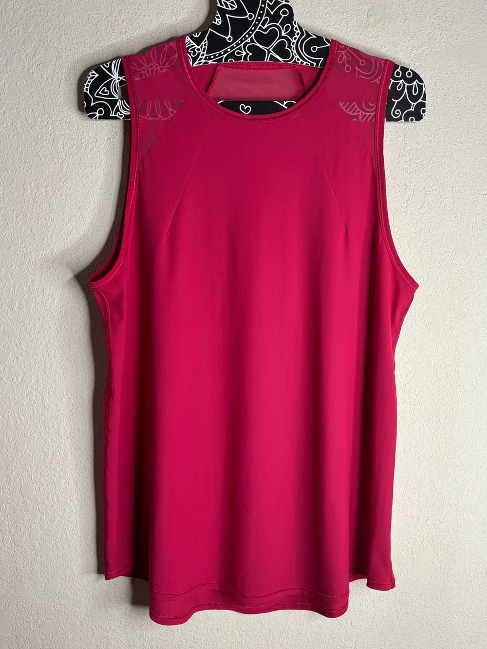 Lululemon Sculpt Tank Top hot pink size 8